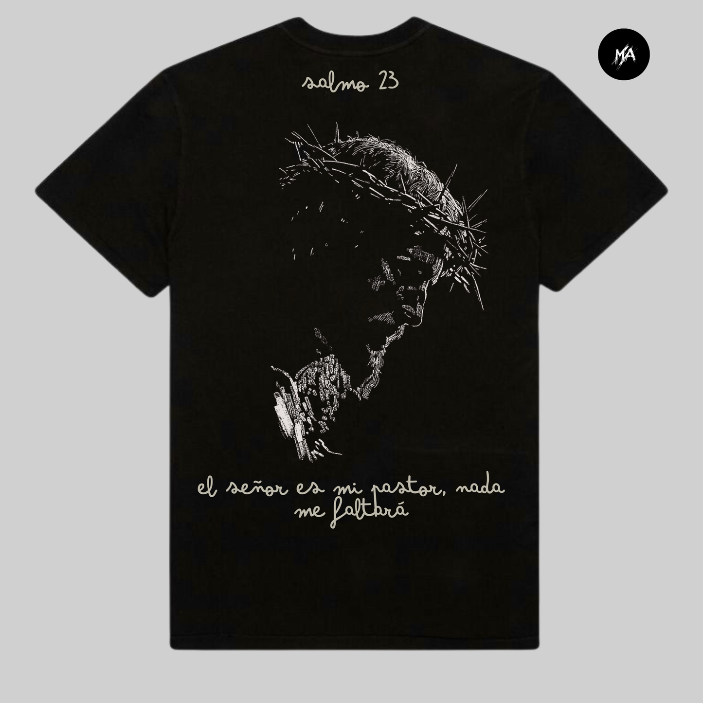 Playera Salmo 23 Semioversize 250 GSM | MA UrbanFit