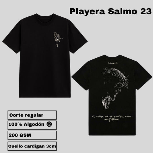 Playera Salmo 23 Corte Regular | Fe y Estilo Urbano – MA UrbanFit