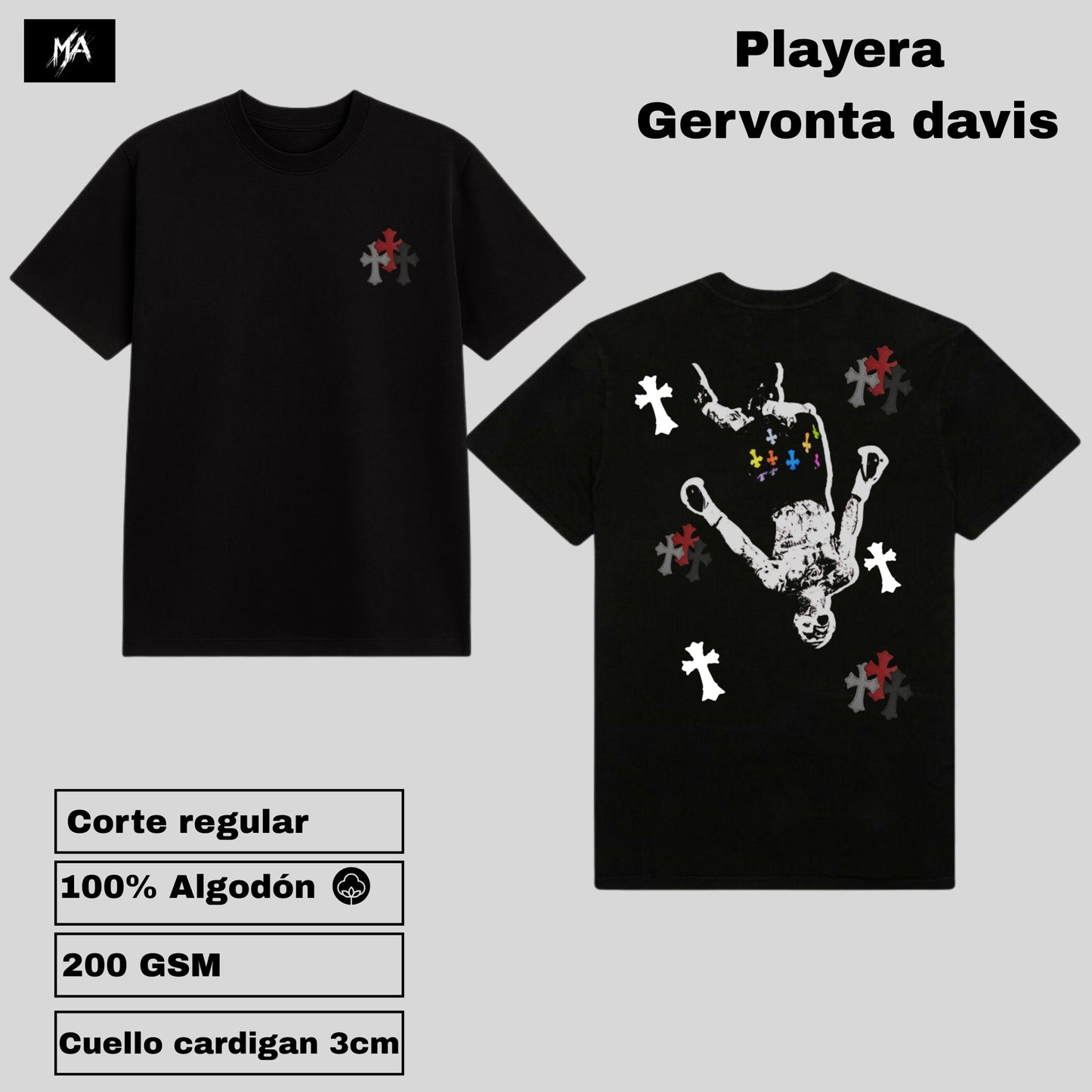 Playera Gervonta Davis Streetwear – Poder y Actitud Urbana | MA UrbanFit